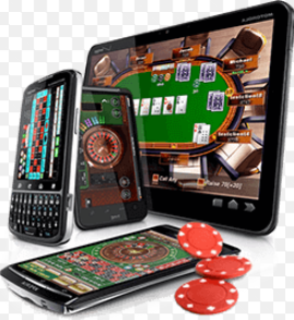 sjetonger med casino på flere nettbrett